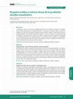 Research paper thumbnail of Empatía médica y valores éticos de la profesión: estudio cuantitativo