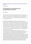 Research paper thumbnail of Zur Pädagogik gegen Antisemitismus in der postmigrantischen Gesellschaft