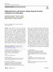 Research paper thumbnail of Influential factors and barriers change along the invasion continuum of an alien plant