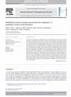 Research paper thumbnail of Mindfulness-based training interventions for employees: A qualitative review of the literature