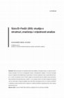 Research paper thumbnail of Muhammad Abdel Haleem - Sūra El-Fedžr (89): studija o strukturi, značenju i vrijednosti analize ("Sūrat al-Fajr (89): A Study of Structure, Meaning and the Value of Analysis")