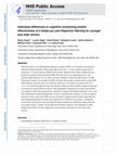 Research paper thumbnail of Individual differences in cognitive functioning predict effectiveness of a heads-up lane departure warning for younger and older drivers