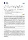 Research paper thumbnail of Validity of Ultrasound Imaging Versus Magnetic Resonance Imaging for Measuring Anterior Thigh Muscle, Subcutaneous Fat, and Fascia Thickness