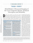 Research paper thumbnail of Rehabilitative Ultrasound Imaging of the Lower Trapezius Muscle: Technical Description and Reliability