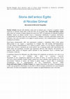 Research paper thumbnail of Storia dell’antico Egitto di Nicolas Grimal [recensione]