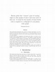 Research paper thumbnail of Bicolor paths that "connect" pairs of crossing edges in cubic graphs of class 2 and some notes of their use. A bound for the number of times fourth color is required in a subgraph of a non-planar cubic graph