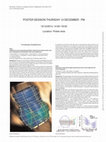 Research paper thumbnail of Poster session Thursday 12 December - PM: 12/12/2013, 14:00-18:00 * Location: Poster area