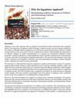 Research paper thumbnail of (Book Description) Why do Egyptians Applaud?: The rhetoric of manipulation