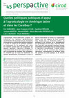 Research paper thumbnail of Quelles politiques publiques d'appui à l'agroécologie en Amérique latine et dans les Caraïbes ?