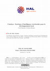 Research paper thumbnail of Catalyse : Systèmes d'intelligence territoriale pour le développement local