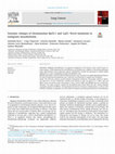 Research paper thumbnail of Genomic changes of chromosomes 8p23.1 and 1q21: Novel mutations in malignant mesothelioma