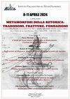 Research paper thumbnail of Seminario "Metamorfosi della retorica: tradizioni, fratture, fondazioni", Istituto Italiano per gli Studi Filosofici, 8-11 aprile 2024