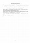 Research paper thumbnail of The significant role of the intermolecular CH⋯O/N hydrogen bonds in governing the biologically important pairs of the DNA and RNA modified bases: a comprehensive theoretical investigation