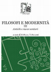 Research paper thumbnail of Filosofi e modernità III. Antichi e nuovi sentieri [collettaneo]