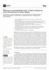 Research paper thumbnail of Pathways to Greening Border Cities: A Policy Analysis for Green Infrastructure in Ambos Nogales