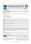 Research paper thumbnail of Weaning from Mechanical Ventilator in a Long-term Acute Care Hospital: A Retrospective Analysis