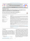 Research paper thumbnail of Comparative evaluation of the clinical performance of supraglottic airways- Supreme laryngeal mask airway, I gel and baska mask