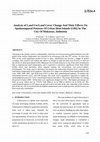 Research paper thumbnail of Analysis of Land Use/Land Cover Change And Their Effects On Spatiotemporal Patterns Of Urban Heat Islands (UHI) In The City Of Makassar, Indonesia