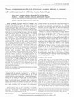 Research paper thumbnail of Tissue compartment-specific role of estrogen receptor subtypes in immune cell cytokine production following trauma-hemorrhage