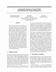 Research paper thumbnail of Learning the Structure of Causal Models with Relational and Temporal Dependence