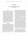 Research paper thumbnail of Strategy Mining