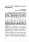 Research paper thumbnail of Abordagens de direitos humanos para a litigância climática: experiências do Terceiro Setor no Brasil