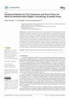 Research paper thumbnail of Analytical Models for CO2 Emissions and Travel Time for Short-to-Medium-Haul Flights Considering Available Seats