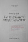 Research paper thumbnail of Lời dạy của Lão Tử, Trang Tử, Khổng Tử, Mạnh Tử