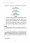 Research paper thumbnail of Evaluation Of The Impact Of Artificial Intelligence On Educational Equality