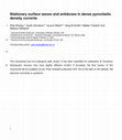 Research paper thumbnail of Stationary surface waves and antidunes in dense pyroclastic density currents