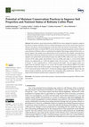 Research paper thumbnail of Potential of Moisture Conservation Practices to Improve Soil Properties and Nutrient Status of Robusta Coffee Plant