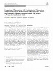 Research paper thumbnail of Comparison of Palonosetron with Combination of Palonosetron and Dexamethasone in the Prevention of Post Operative Nausea and Vomiting in Patients Undergoing Middle Ear Surgery: A Prospective Randomized Trial