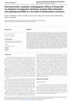 Research paper thumbnail of Chemopreventive, apoptotic, antiangiogenic efficacy of Hesperidin via mitigation of epigenetic alterations of global DNA methylation and targeting microRNA in a rat model of hepatocellular carcinoma