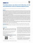 Research paper thumbnail of Nontuberculous mycobacterial infection of the musculoskeletal system in immunocompetent hosts