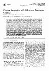 Research paper thumbnail of Contour integration with colour and luminance contrast