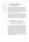 Research paper thumbnail of Schuldabwehr-Antisemitismus