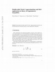 Research paper thumbnail of Double-sided Taylor's approximations and their applications in theory of trigonometric inequalities