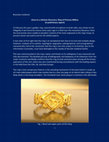 Research paper thumbnail of Once-in-a Lifetime Discovery: Ring of Princess Militsa