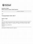 Research paper thumbnail of Transportation GIS: GIS-T