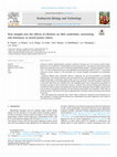 Research paper thumbnail of New insights into the effects of ethylene on ABA catabolism, sweetening and dormancy in stored potato tubers