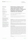 Research paper thumbnail of Performance analysis of two typical greenhouse lettuce production systems: commercial hydroponic production and traditional soil cultivation