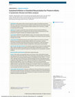 Research paper thumbnail of Sustained Inflation vs Standard Resuscitation for Preterm Infants