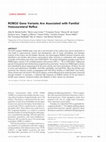 Research paper thumbnail of ROBO2 Gene Variants Are Associated with Familial Vesicoureteral Reflux