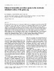 Research paper thumbnail of Enhanced horseradish peroxidase uptake in the electrically stimulated cochlea of the guinea pig