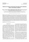 Research paper thumbnail of Biodiversity of nekton in the Barumun Watershed, Labuhanbatu District, North Sumatra, Indonesia