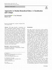 Research paper thumbnail of Approaches to Muslim Biomedical Ethics: A Classification and Critique