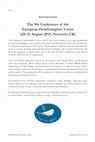 Research paper thumbnail of The 9th Conference of the European Ornithologists