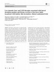 Research paper thumbnail of Low intensity laser and LED therapies associated with lateral decubitus position and flexion exercises of the lower limbs in patients with lumbar disk herniation: clinical randomized trial