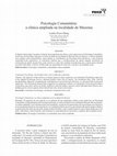 Research paper thumbnail of Psicologia Comunitária: a clínica ampliada na localidade de Muzema