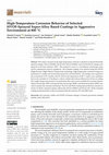 Research paper thumbnail of High-Temperature Corrosion Behavior of Selected HVOF-Sprayed Super-Alloy Based Coatings in Aggressive Environment at 800 °C